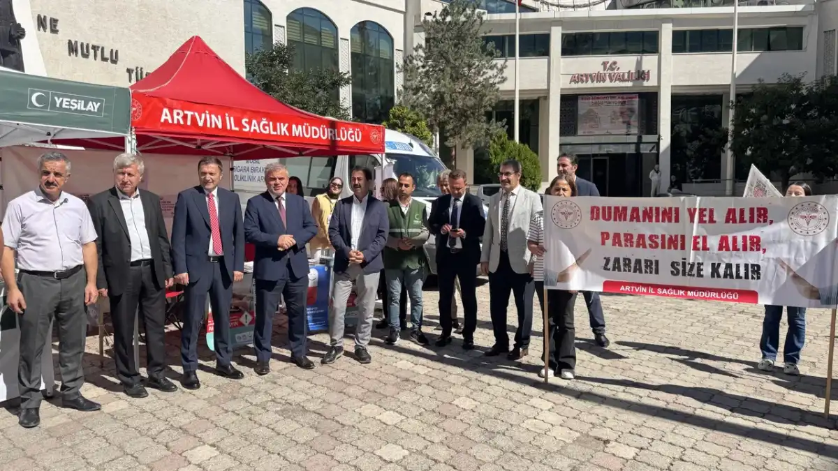 Artvin’de sağlıklı yaşam için farkındalık yürüyüşü