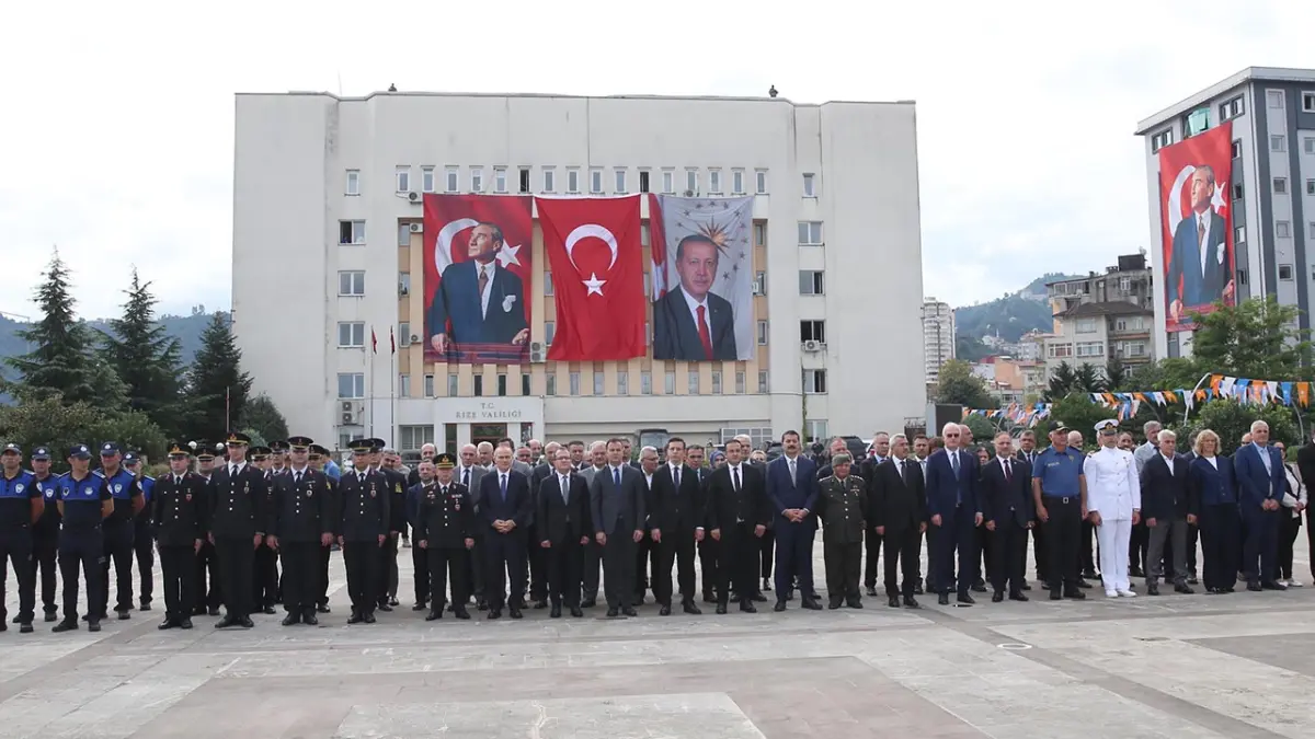 Atatürk’ün Rize’ye gelişinin 102. yılı kutlandı
