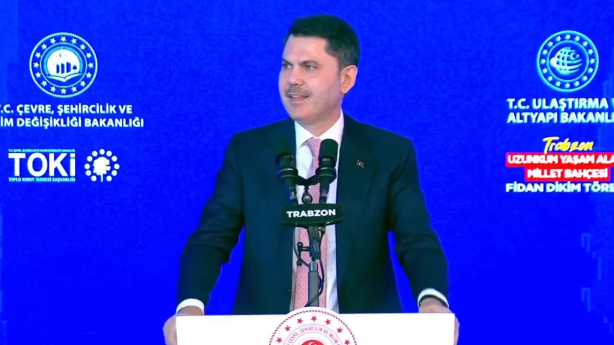 Bakan Murat Kurum Trabzon’da açıkladı "1 milyon kişiye hizmet verecek"