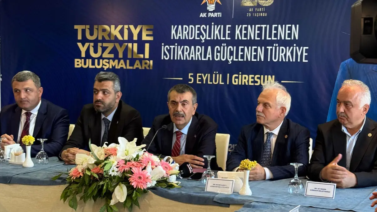 Bakan Yusuf Tekin: "Terörsüz Türkiye sürecine sahip çıkılmasını arzu ediyoruz"