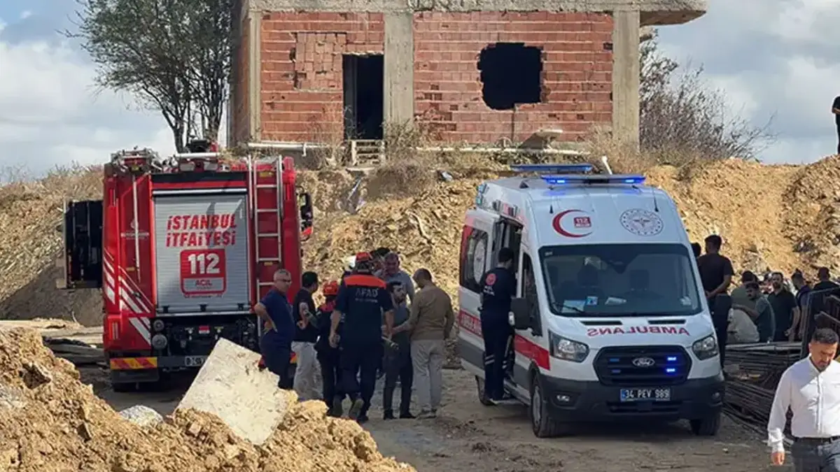 Başakşehir’de inşaat alanında göçük! 1 işçi aranıyor