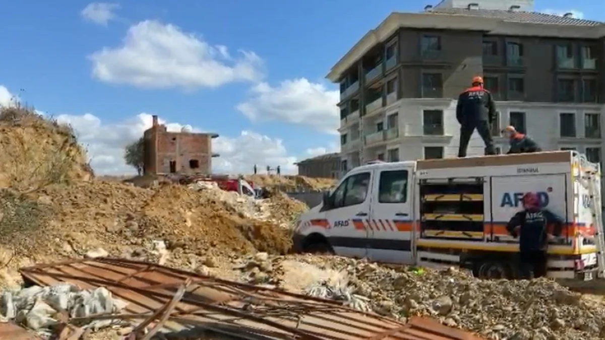 Başakşehir’de inşaat alanında göçükten kötü haber: 1 işçi hayatını kaybetti