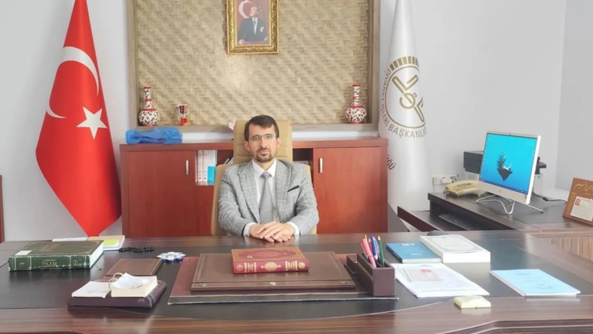 Bayburt Aydıntepe’de yeni ilçe müftüsü görevine başladı