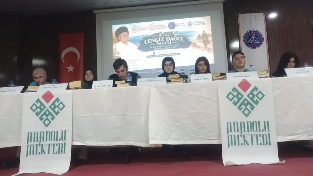 Bayburt Fen Lisesi’nde Cengiz Dağcı’nın hayatı ele alındı