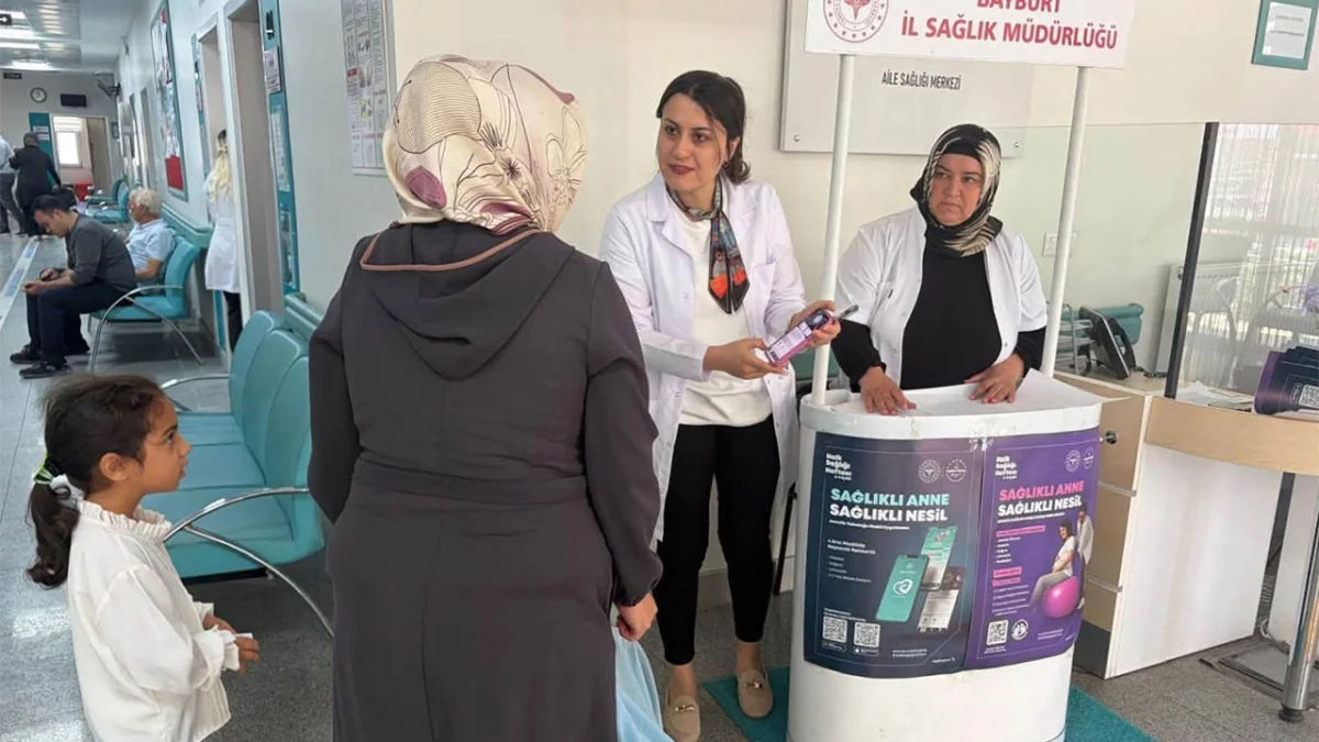 Bayburt’ta anne adaylarına gebelik süreci hakkında bilgilendirme