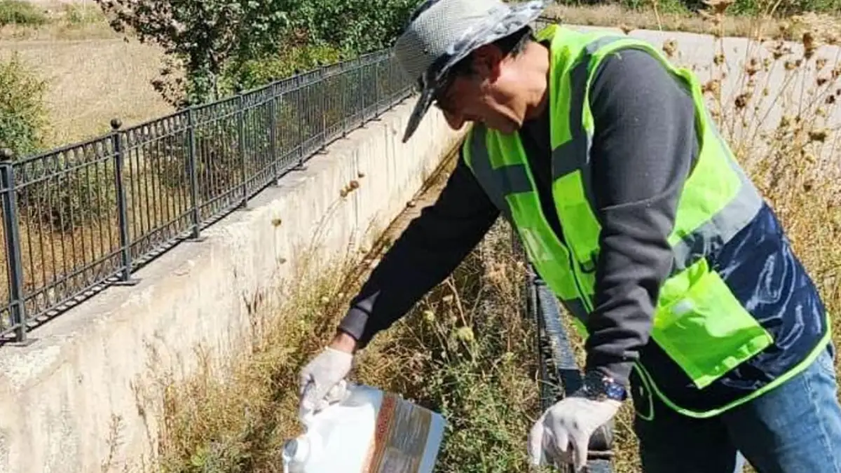 Bayburt’ta sivrisinek ve haşerelere karşı ilaçlama sürüyor