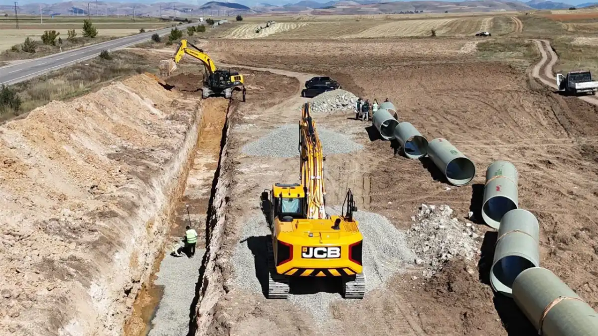 Bayburt’ta tarım arazilerini sulayacak projede son durum