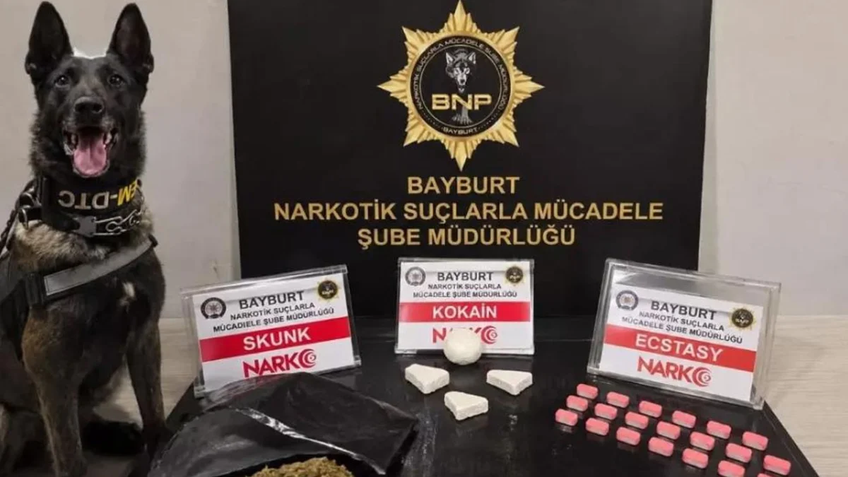 Bayburt’ta uyuşturucu operasyonu! Şüpheli tutuklandı