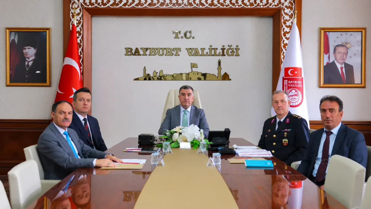 Bayburt’ta yurt güvenliği için yeni dönem hazırlıkları görüşüldü