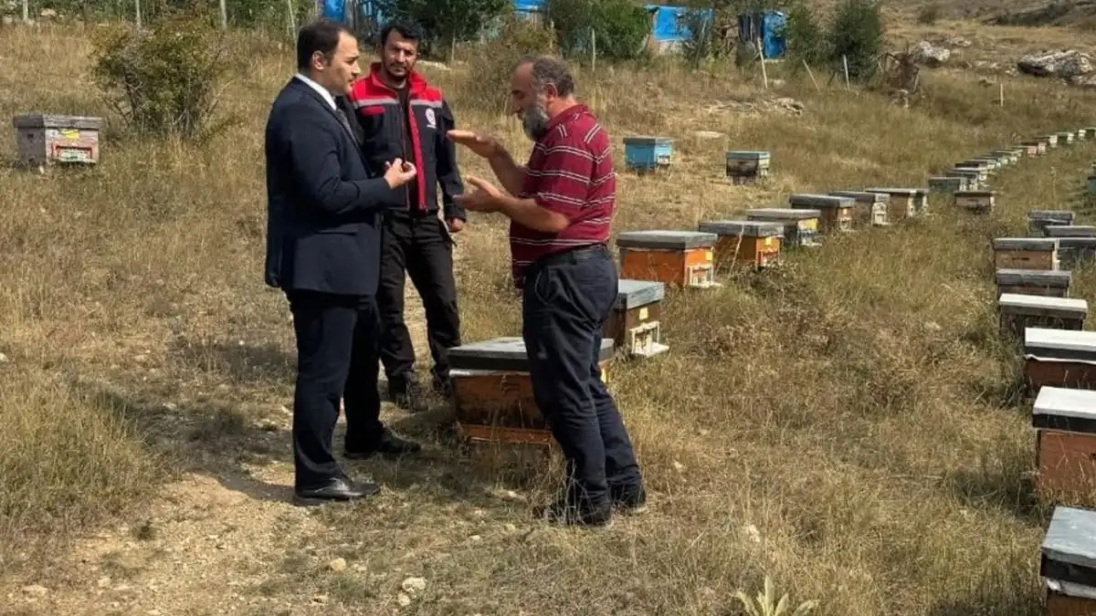 Demirözü Kaymakamı Akyaka köyünde vatandaşlarla buluştu