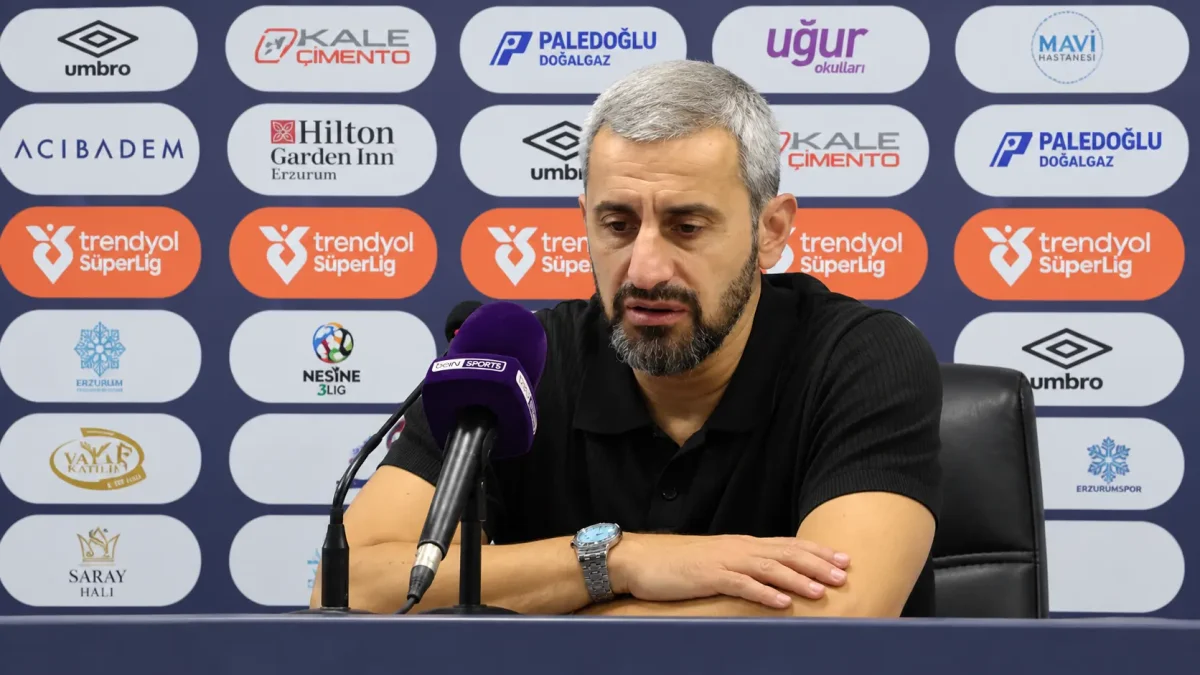 Erzurumspor’un hocası Serkan Özbalta’dan Trabzonspor vurgusu