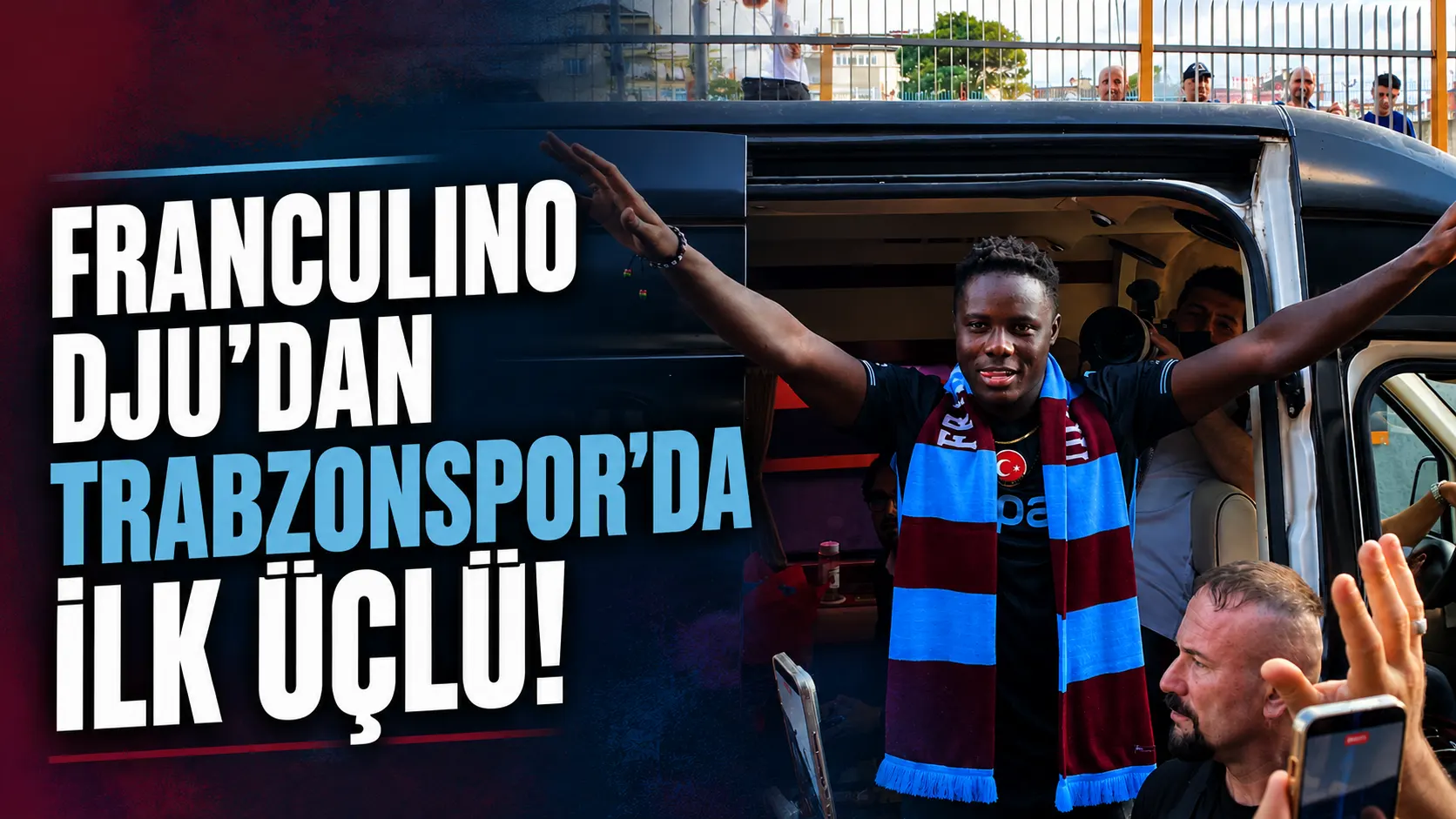Franculino Dju’dan Trabzonspor’da ilk üçlü!