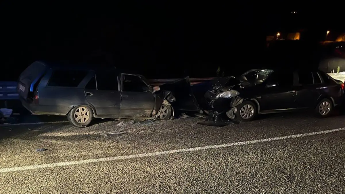 Giresun’da iki otomobil çarpıştı: 1 ölü, 6 yaralı