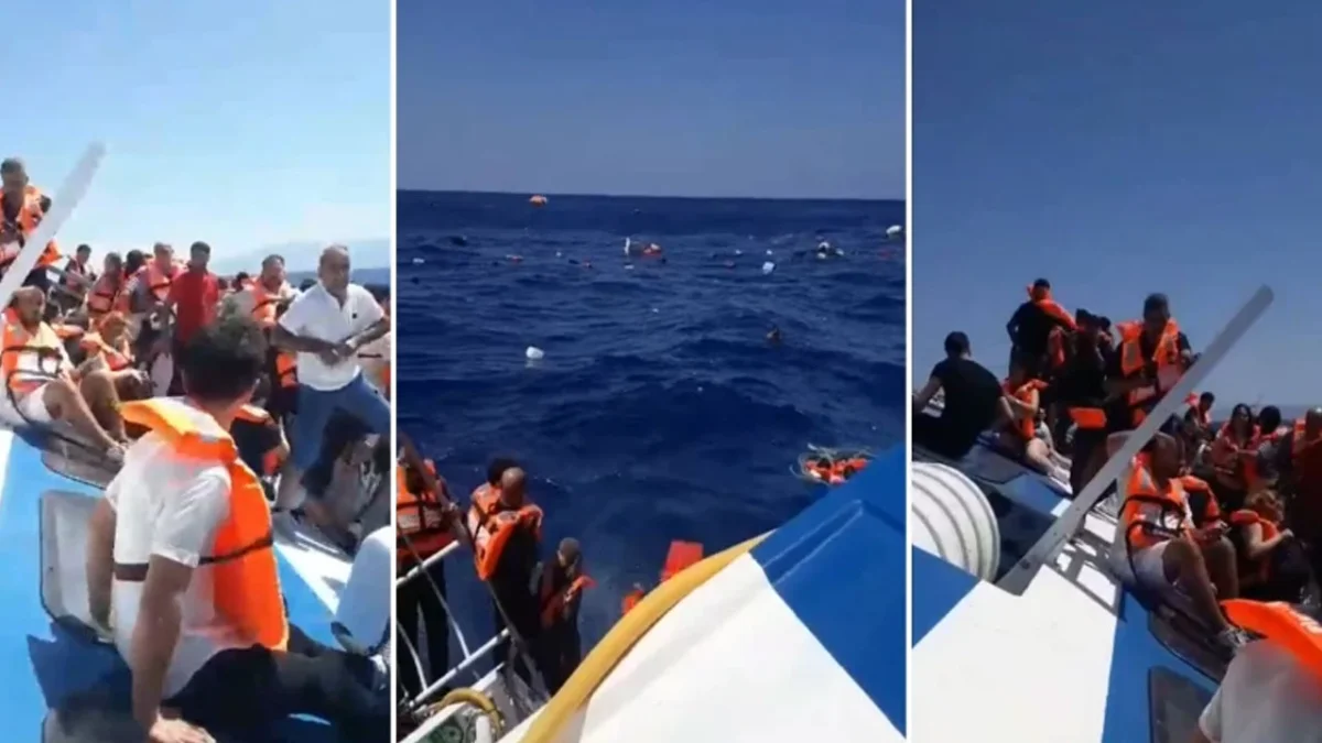 Girne açıklarında batan geminin enkazına ulaşıldı