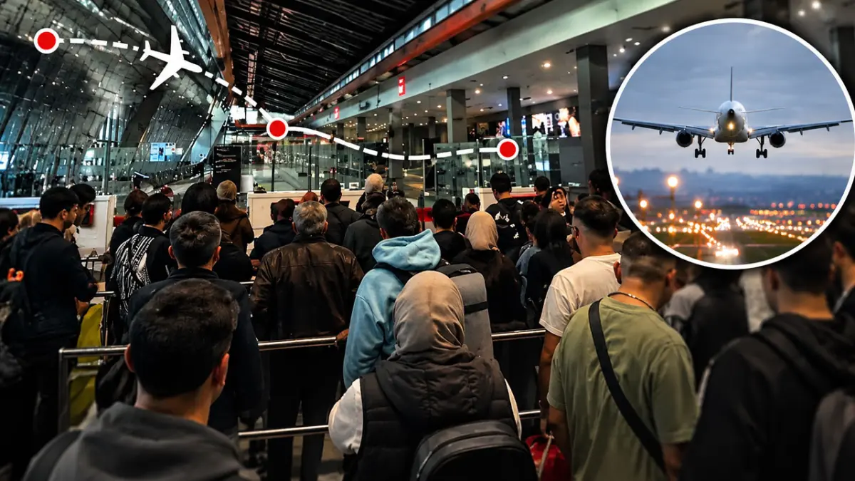 Köln-Trabzon uçağı Ankara’ya indi! Yolcular 1 gün bekledi