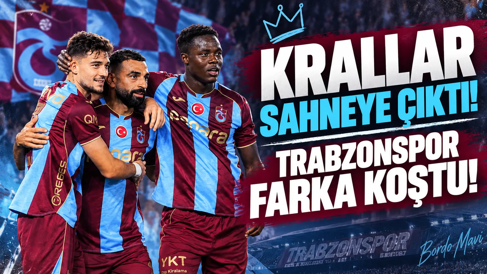 Krallar sahneye çıktı! Trabzonspor farka koştu