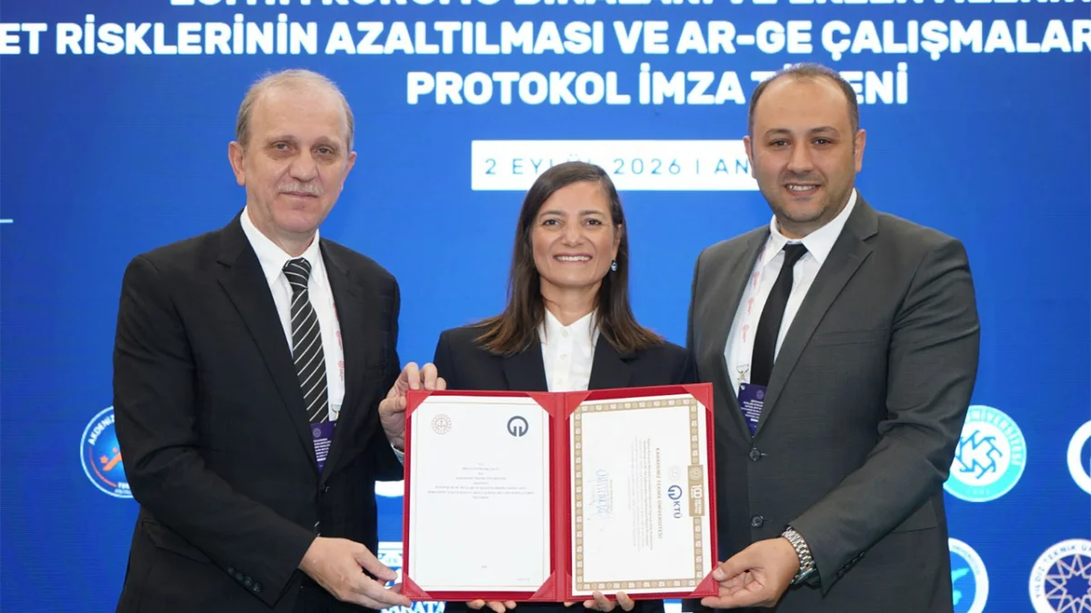 KTÜ ile MEB arasında önemli iş birliği Eğitim binaları güvenli hale getirilecek