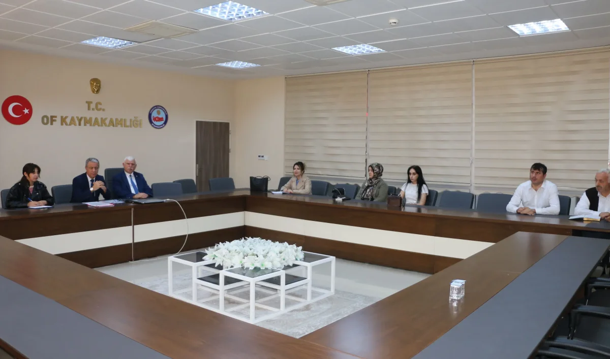 Of’ta yeni eğitim dönemi öncesi önemli toplantı