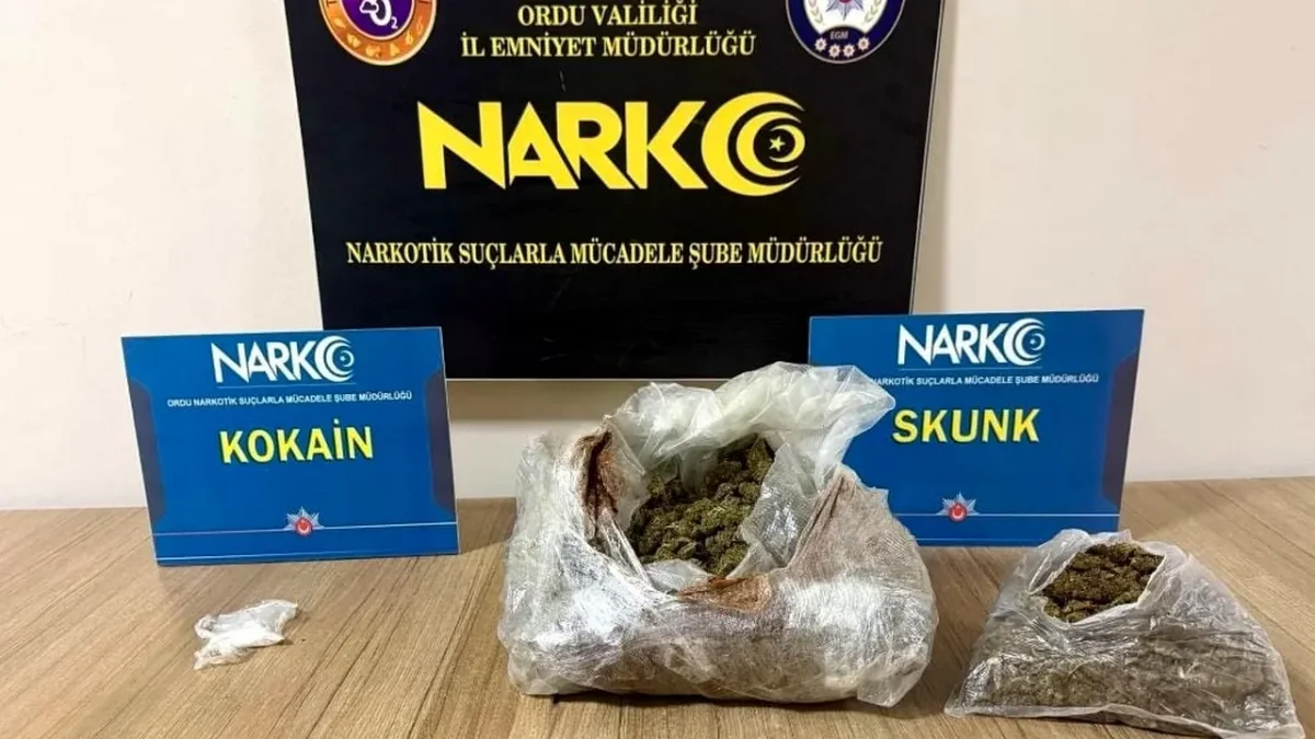 Ordu’da otomobilden uyuşturucu çıktı! 2 kişi cezaevine gönderildi