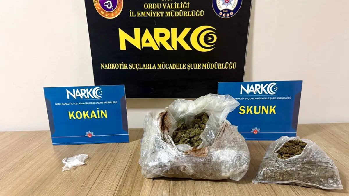 Ordu’da uyuşturucu operasyonlarında 7 şüpheliden 4’ü tutuklandı