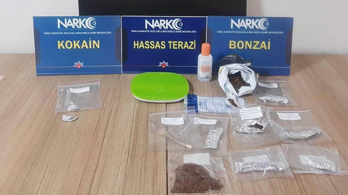 Ordu’da uyuşturucu operasyonu: 5 şüpheli tutuklandı