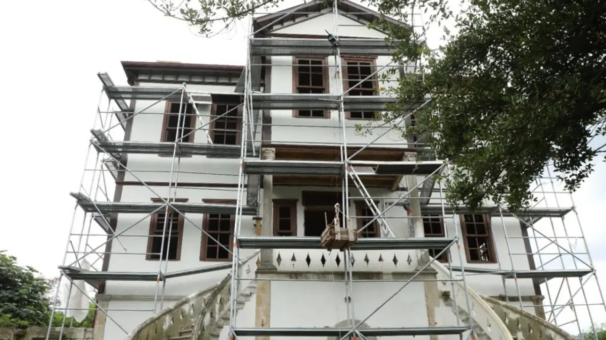 Ordu’daki 117 yıllık tarihi konakta restorasyon tamamlanıyor