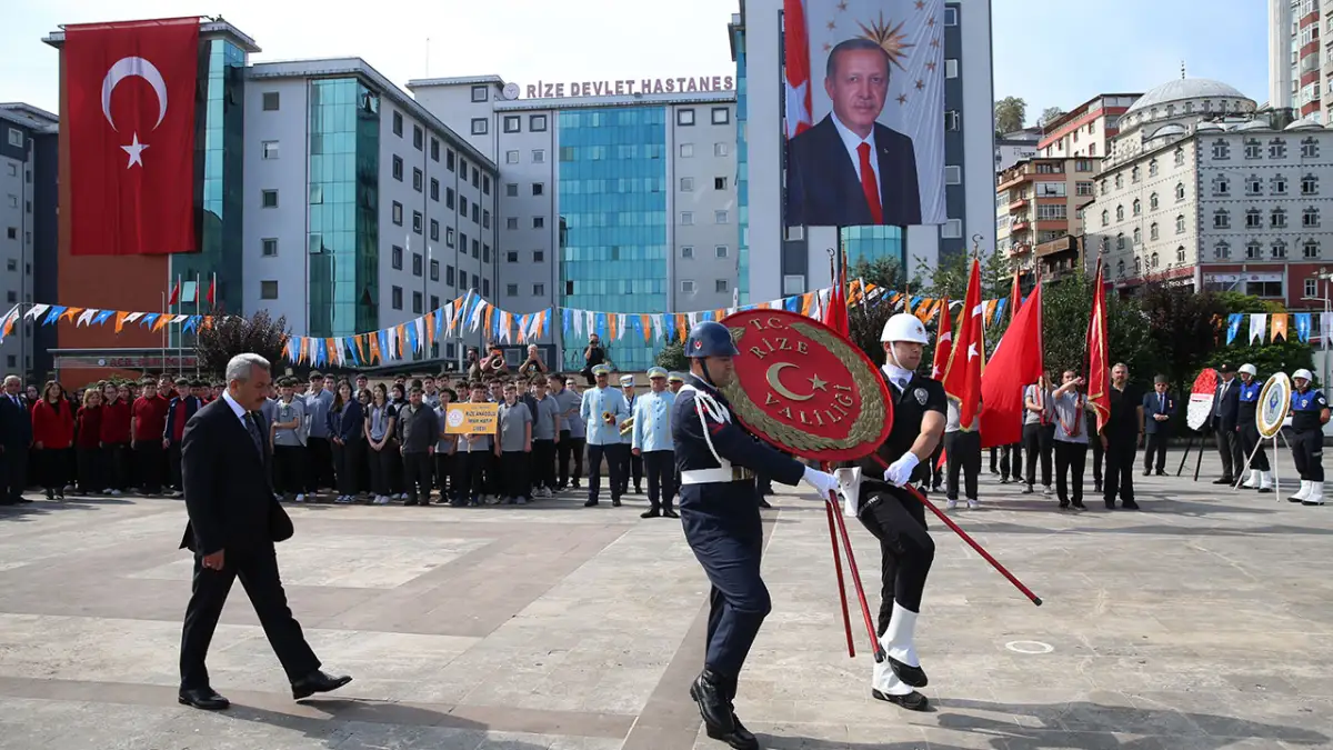 Rize’de ertelenen Gaziler Günü törenle kutlandı