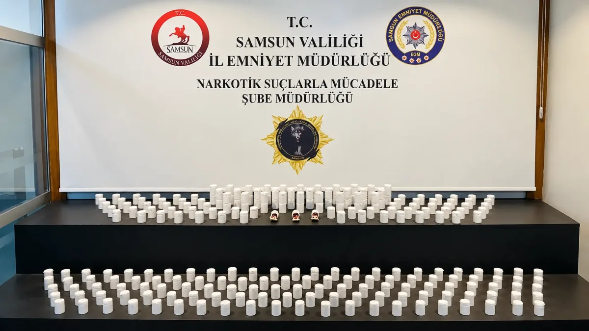 Samsun’da zehir tacirlerine darbe! 4 kişi gözaltında