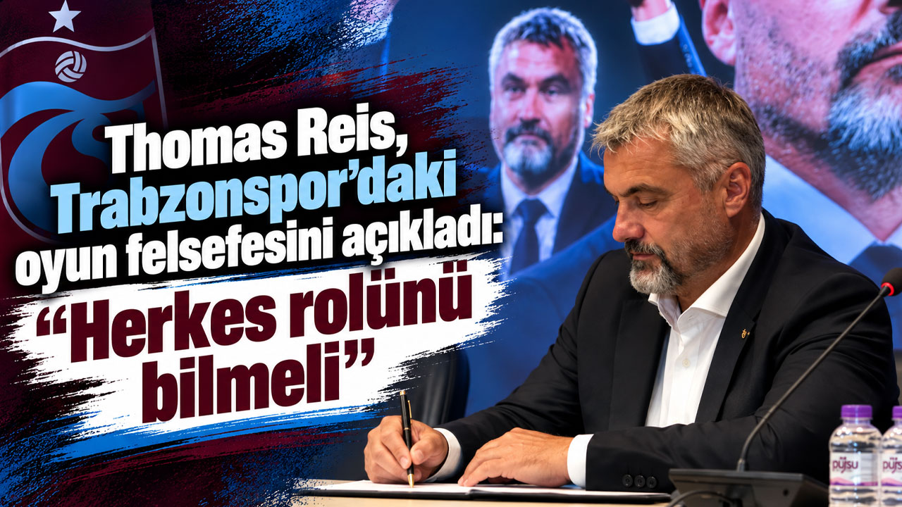 Thomas Reis, Trabzonspor’daki oyun felsefesini açıkladı: “Herkes rolünü bilmeli”