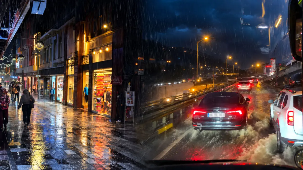 Trabzon bu gece dikkat! Yağış şiddetini artıracak