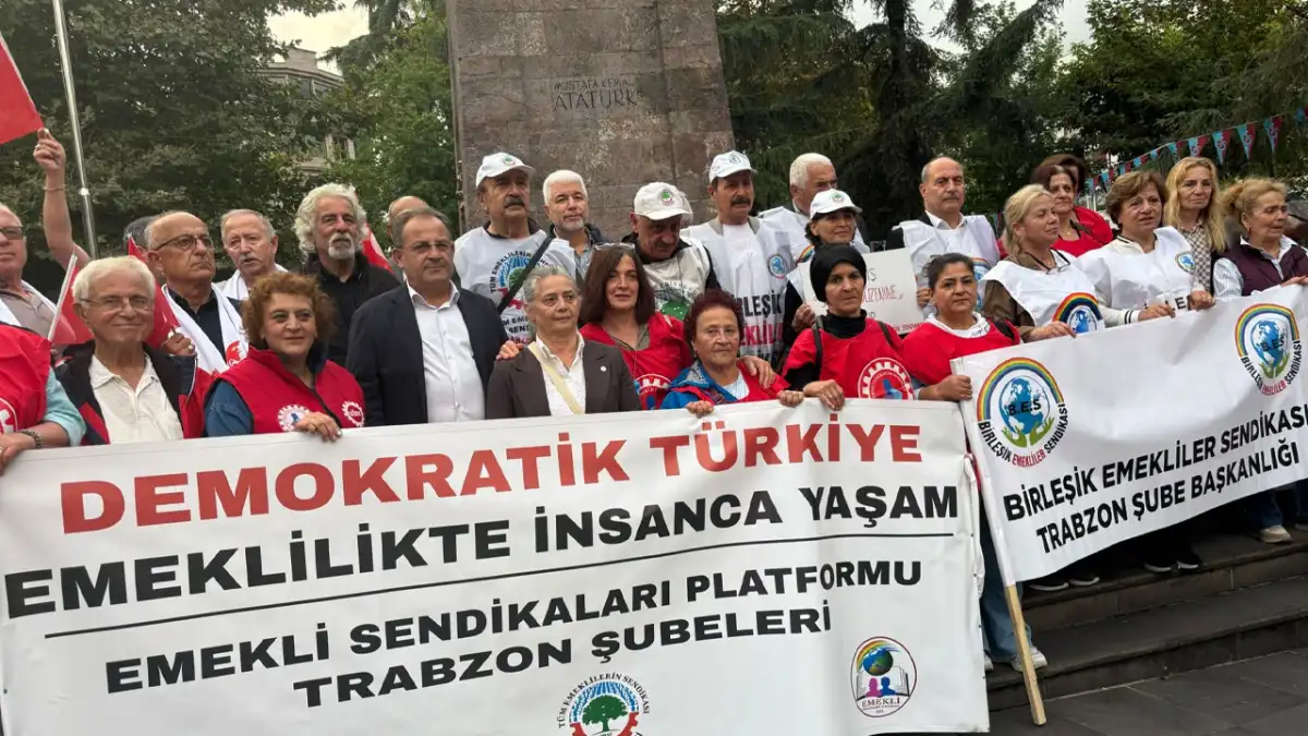 Trabzon’da emeklilerden seyyanen zam çağrısı: “Hemen şimdi”