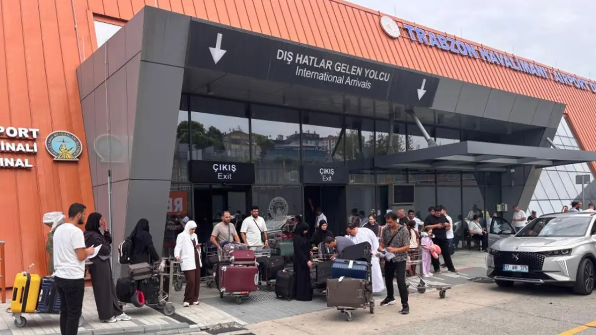 Trabzon Havalimanı’nda 8 ayda 2,7 milyon yolcu trafiği