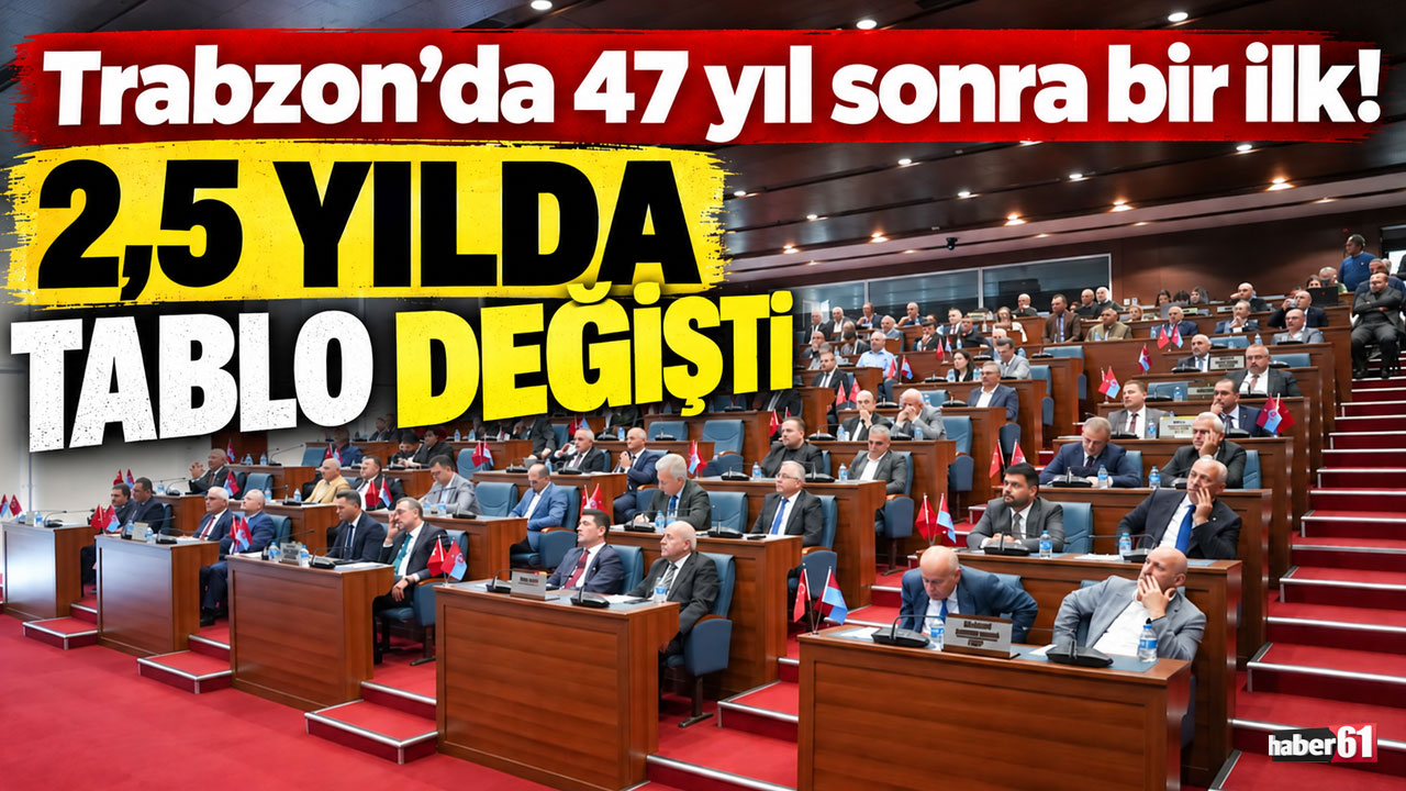 Trabzon’da 47 yıl sonra bir ilk! 2,5 yılda tablo değişti