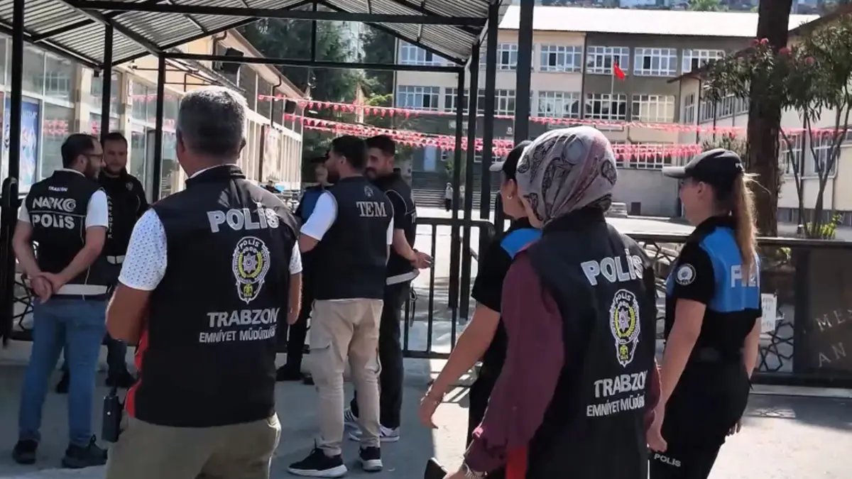 Trabzon’da okul çevreleri mercek altında! Denetimler sıklaştırıldı
