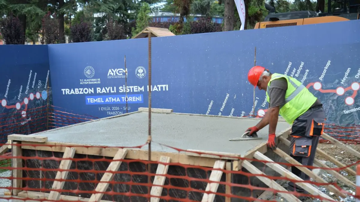 Trabzon’da raylı sistem çalışmaları ulaşımı değiştirdi! Bazı duraklar kullanılamayacak