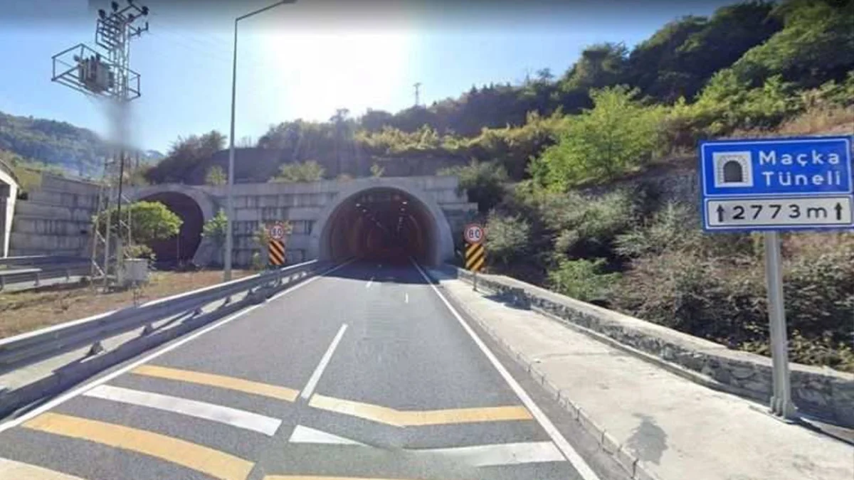 Trabzon’da sürücüler dikkat! Yeni Maçka Tüneli’nde çalışma
