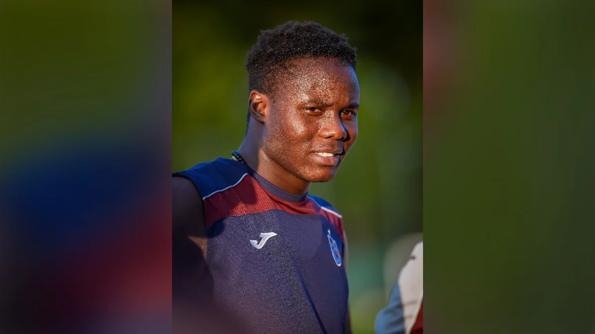Trabzonspor yeni transferi Franculino Dju ilk antrenmanına çıktı