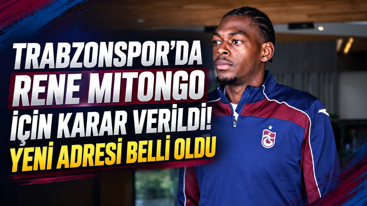 Trabzonspor’da Rene Mitongo için karar verildi! Yeni adresi belli oldu