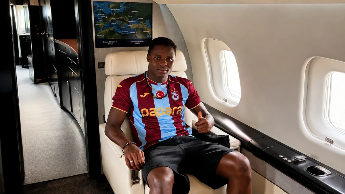 Trabzonspor’dan Franculino Dju paylaşımı! Formayı giydi, yola çıktı