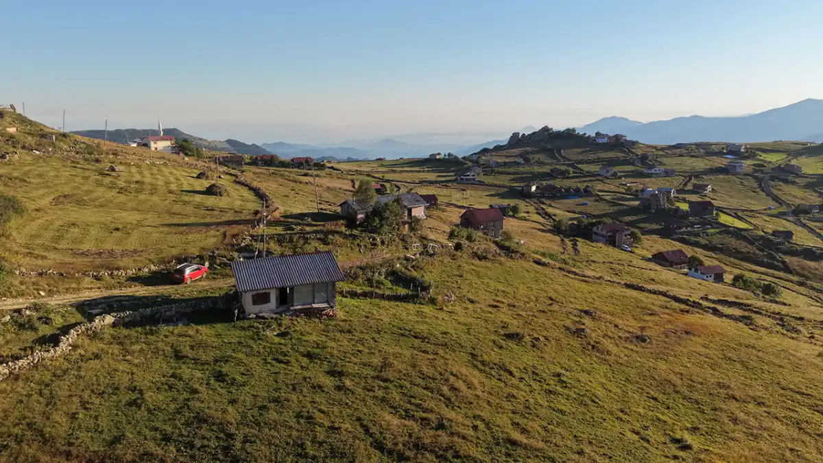 Trabzon'un yaylalarında sonbahar renkleri