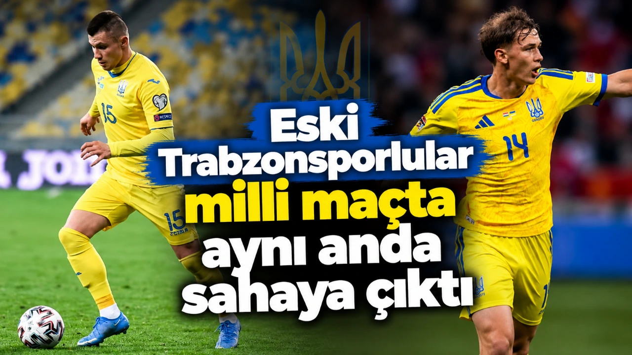Eski Trabzonsporlular milli maçta aynı anda sahaya çıktı