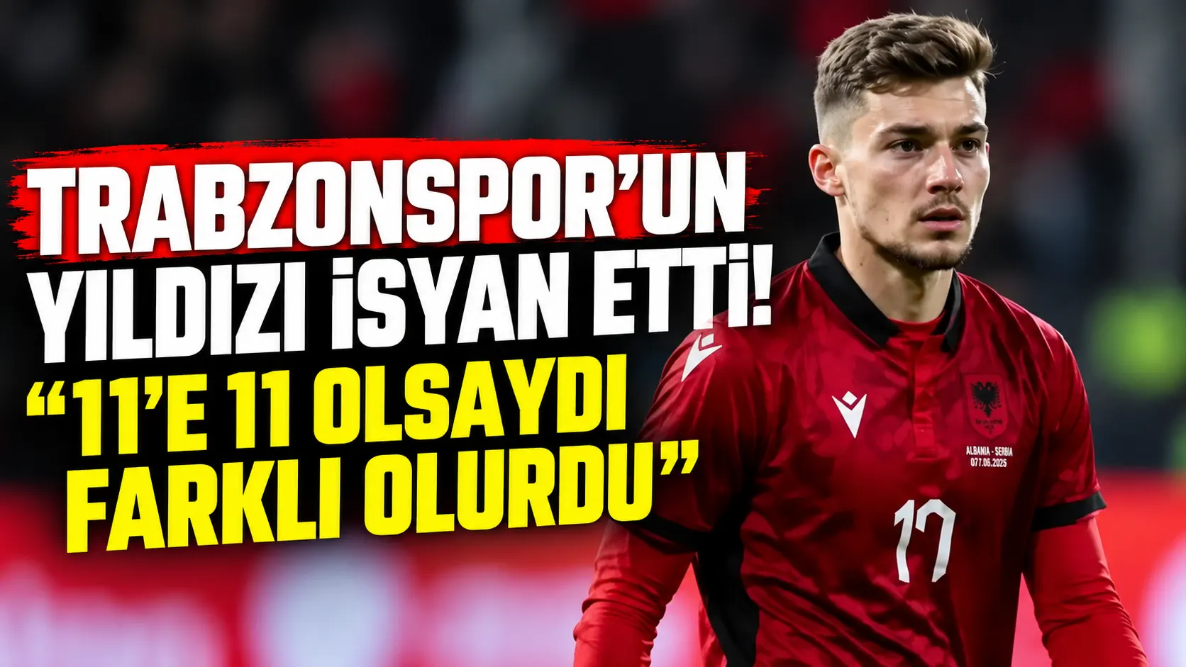Trabzonspor’un yıldızı isyan etti! “11’e 11 olsaydı farklı olurdu”