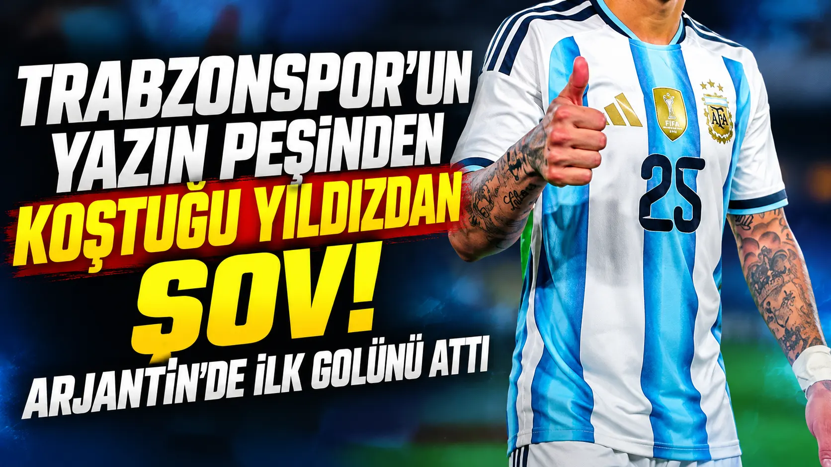 Trabzonspor’un yazın peşinden koştuğu yıldızdan şov! Arjantin’de ilk golünü attı