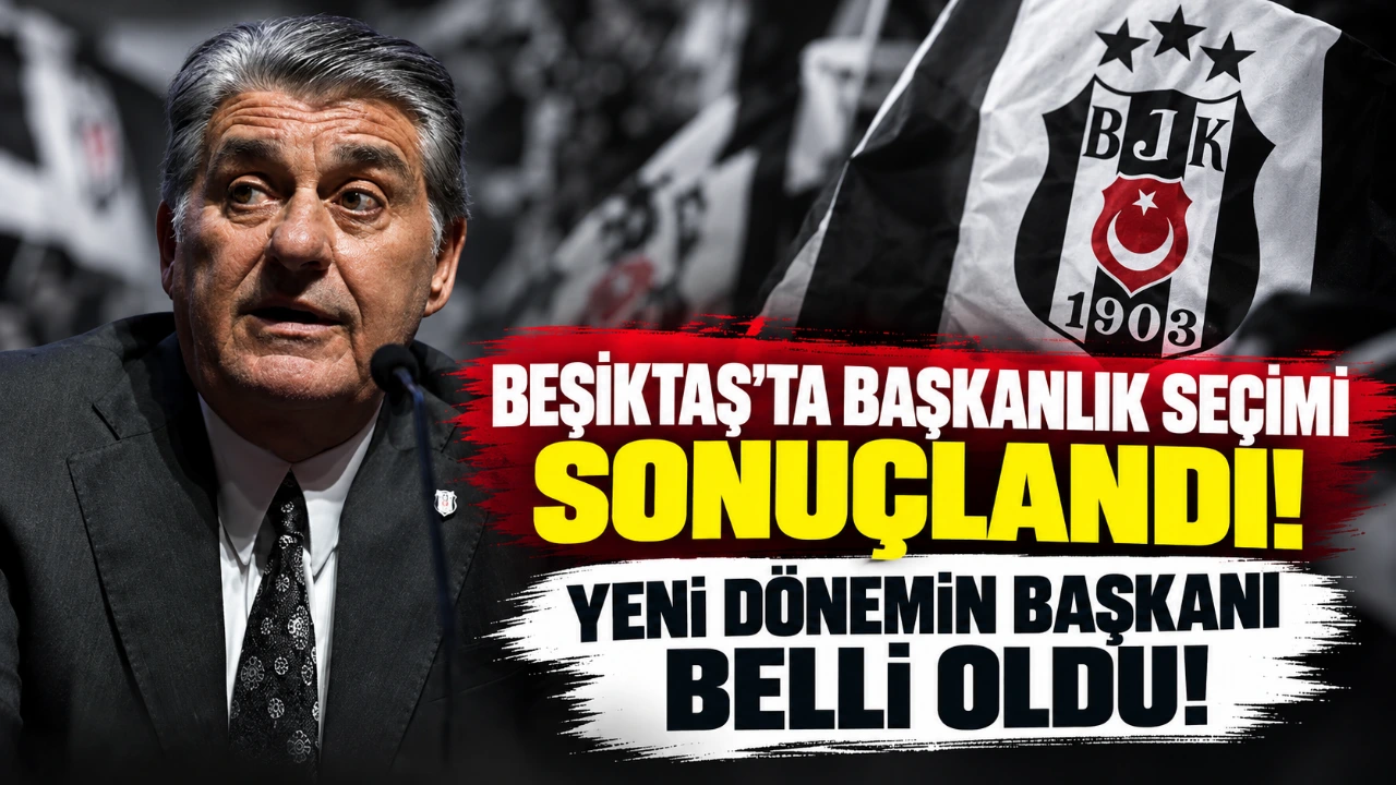 Beşiktaş'ta başkanlık seçimi sonuçlandı! Yeni dönemin başkanı belli oldu