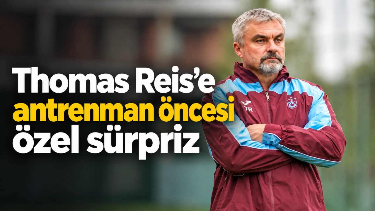 Thomas Reis’e antrenman öncesi özel sürpriz