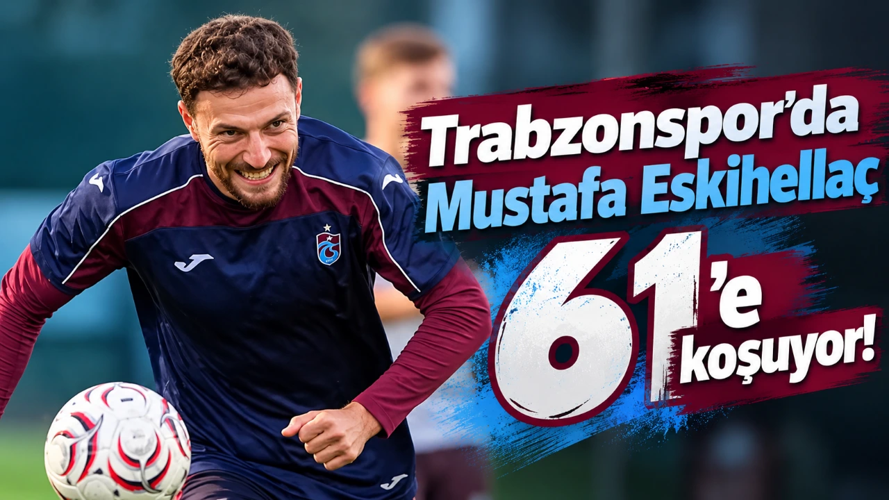 Trabzonspor’da Mustafa Eskihellaç 61’e koşuyor!
