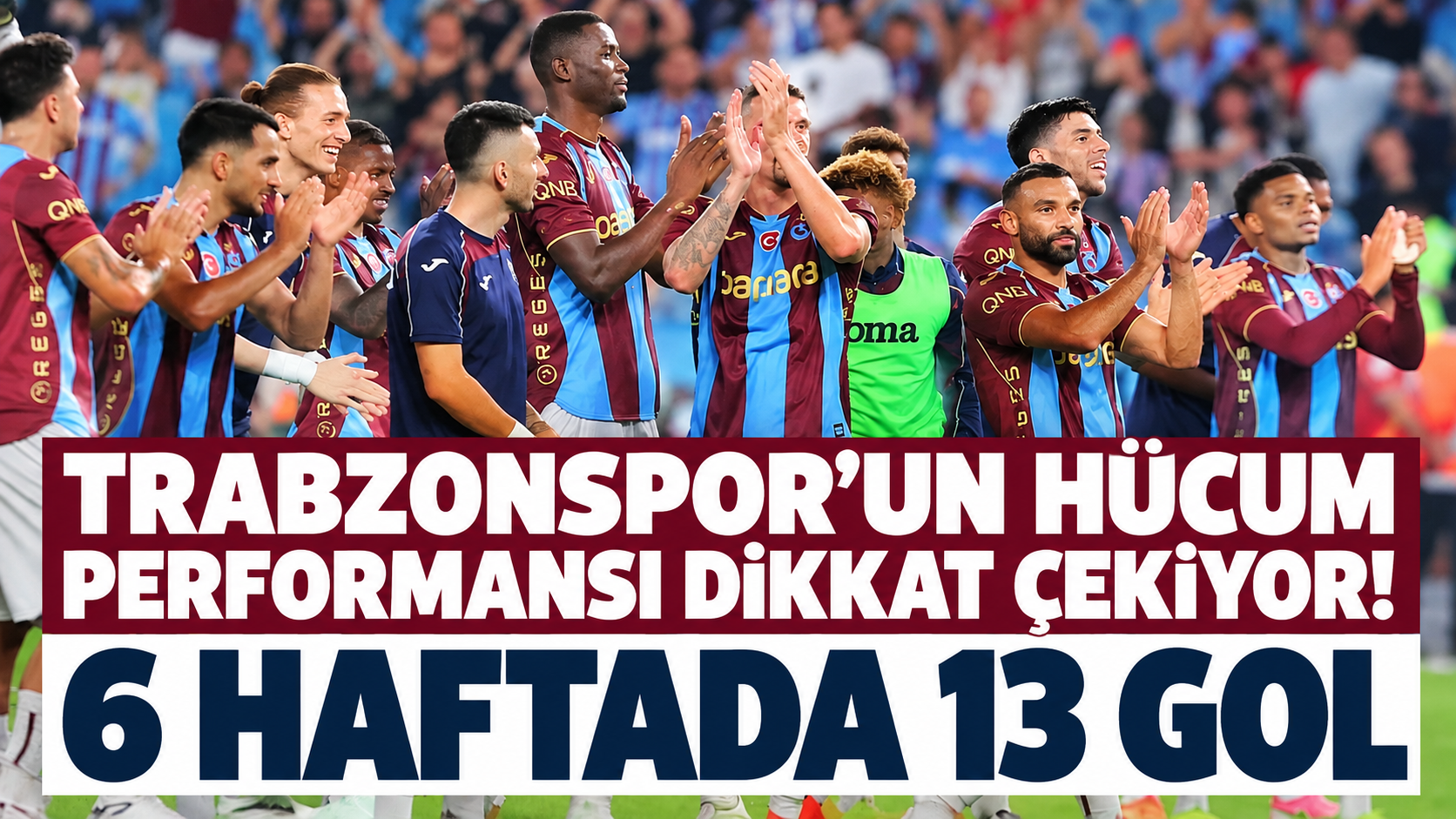 Trabzonspor’un hücum performansı dikkat çekiyor! 6 haftada 13 gol