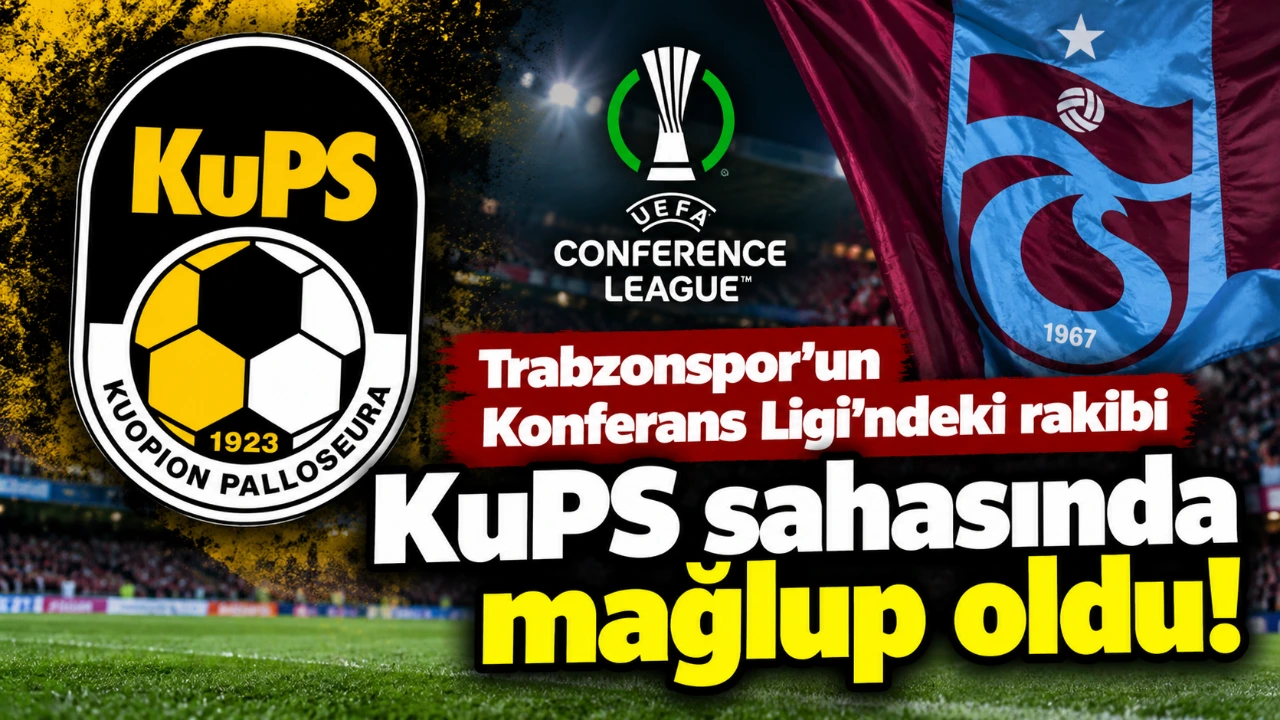 Trabzonspor'un Konferans Ligi'ndeki rakibi KuPS sahasında mağlup oldu!