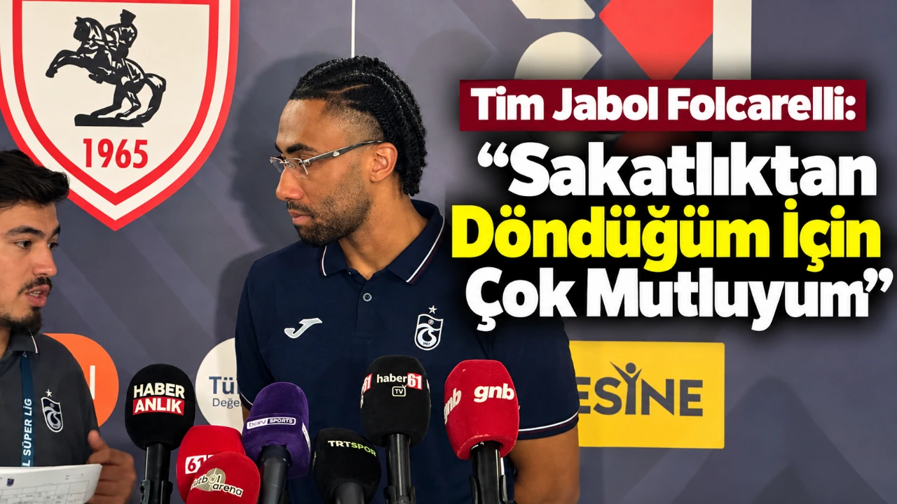 Tim Jabol Folcarelli: “Sakatlıktan Döndüğüm İçin Çok Mutluyum”