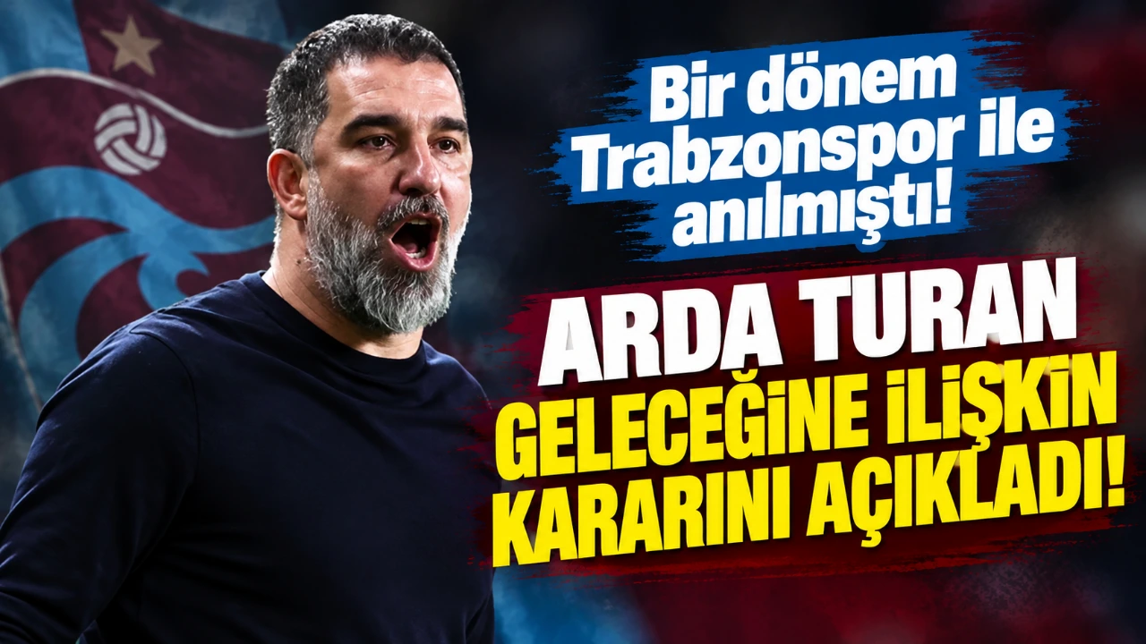 Bir dönem Trabzonspor ile anılmıştı! Arda Turan geleceğine ilişkin kararını açıkladı